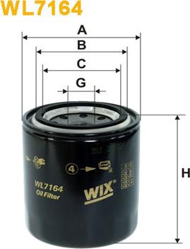 WIX Filters WL7164 - Масляний фільтр avtolavka.club