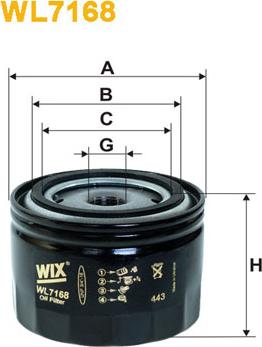 WIX Filters WL7168 - Масляний фільтр avtolavka.club