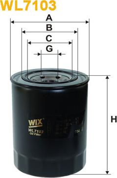 WIX Filters WL7103 - Масляний фільтр avtolavka.club