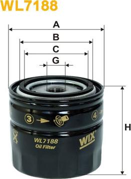 WIX Filters WL7188 - Масляний фільтр avtolavka.club