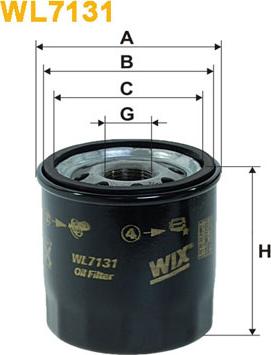 WIX Filters WL7131 - Масляний фільтр avtolavka.club