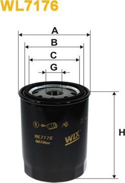 WIX Filters WL7176 - Масляний фільтр avtolavka.club