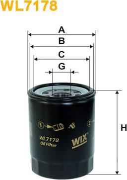 WIX Filters WL7178 - Масляний фільтр avtolavka.club