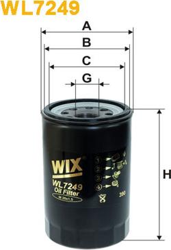 WIX Filters WL7249 - Масляний фільтр avtolavka.club