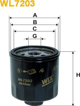 WIX Filters WL7203 - Масляний фільтр avtolavka.club