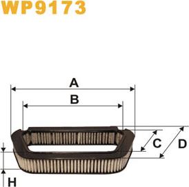 WIX Filters WP9173 - Фільтр, повітря у внутрішній простір avtolavka.club