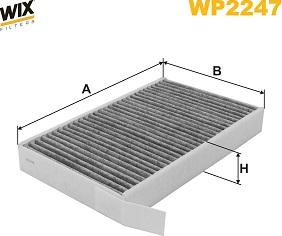 WIX Filters WP2247 - Фільтр, повітря у внутрішній простір avtolavka.club