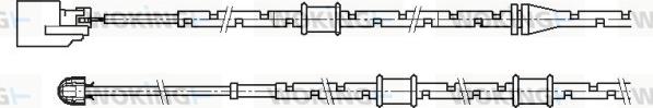 Woking 001177 - Сигналізатор, знос гальмівних колодок avtolavka.club