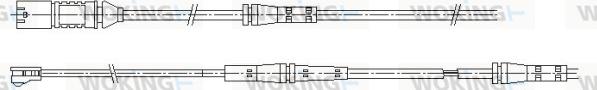 Woking 001201 - Сигналізатор, знос гальмівних колодок avtolavka.club