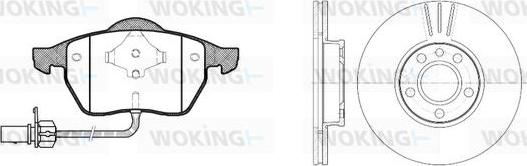 Woking 82903.05 - Комплект гальм, дисковий гальмівний механізм avtolavka.club