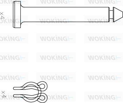 Woking ACA8501.00 - Комплектуючі, колодки дискового гальма avtolavka.club