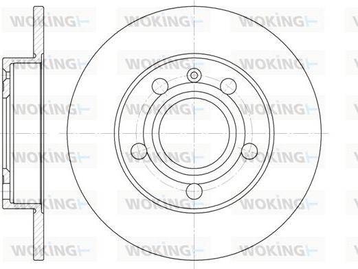 Woking D6429.00 - Гальмівний диск avtolavka.club