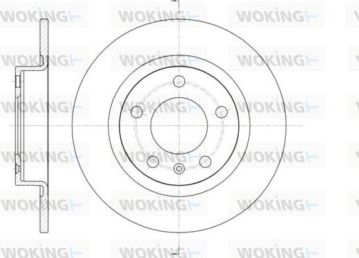 Woking D61469.00 - Гальмівний диск avtolavka.club