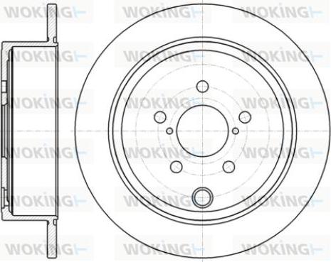 Woking D61415.00 - Гальмівний диск avtolavka.club