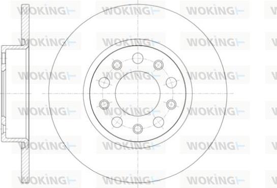 Woking D61426.00 - Гальмівний диск avtolavka.club