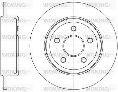 IPS Parts IBP-1989 - Гальмівний диск avtolavka.club