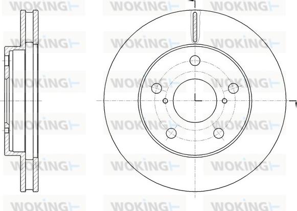 Woking D62004.10 - Гальмівний диск avtolavka.club