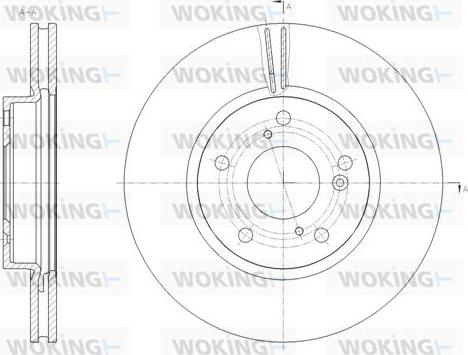 Woking D62112.10 - Гальмівний диск avtolavka.club