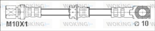 Woking G1900.11 - Гальмівний шланг avtolavka.club