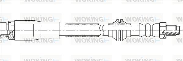 Woking G1901.99 - Гальмівний шланг avtolavka.club