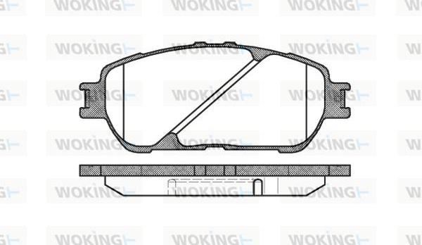 Woking P9983.00 - Гальмівні колодки, дискові гальма avtolavka.club