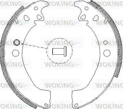 Woking Z4502.00 - Гальмівні колодки avtolavka.club