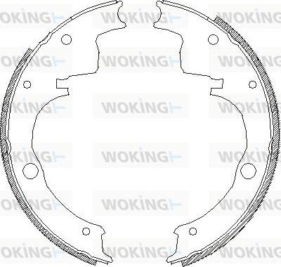 Woking Z4624.00 - Гальмівні колодки avtolavka.club