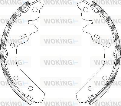 Woking Z4031.00 - Гальмівні колодки avtolavka.club