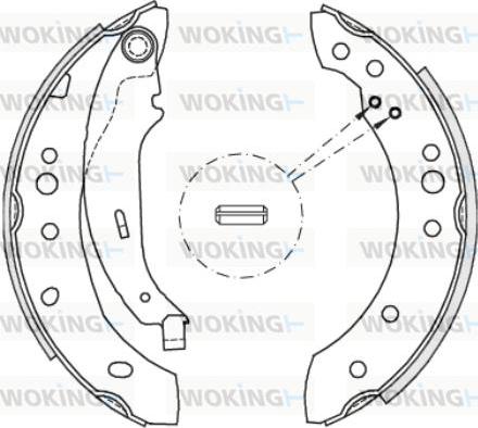 Woking Z4149.02 - Гальмівні колодки avtolavka.club