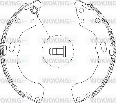 Woking Z4146.00 - Гальмівні колодки avtolavka.club