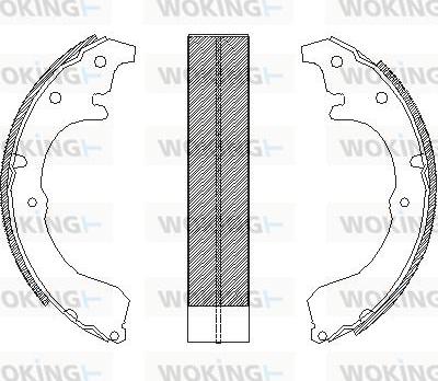 Woking Z4321.00 - Гальмівні колодки avtolavka.club