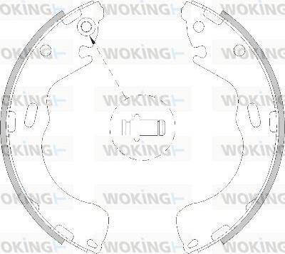 Woking Z4210.00 - Гальмівні колодки avtolavka.club