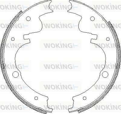 Woking Z4226.00 - Гальмівні колодки avtolavka.club