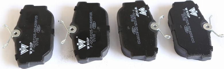 WXQP 140285 - Гальмівні колодки, дискові гальма avtolavka.club