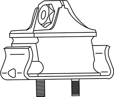 WXQP 180591 - Подушка, підвіска двигуна avtolavka.club