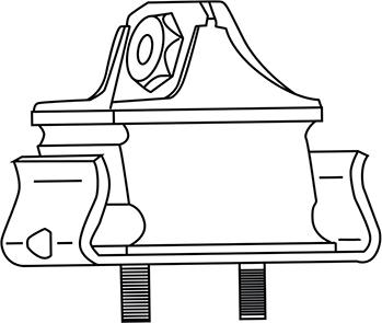 WXQP 180589 - Подушка, підвіска двигуна avtolavka.club