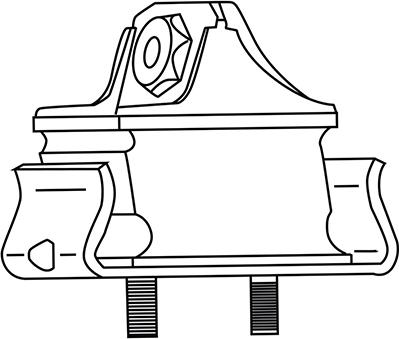 WXQP 180587 - Подушка, підвіска двигуна avtolavka.club