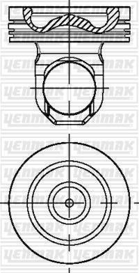 Yenmak 31-04918-000 - Поршень avtolavka.club