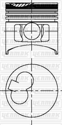 Yenmak 31-04442-000 - Поршень avtolavka.club