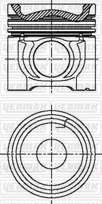 Yenmak 31-04759-000 - Поршень avtolavka.club