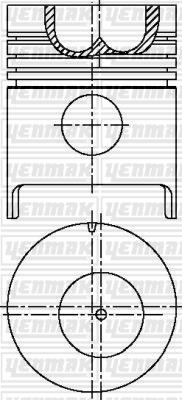 Yenmak 31-03431-000 - Поршень avtolavka.club