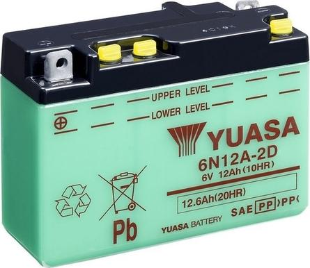 Yuasa 6N12A-2D - Стартерна акумуляторна батарея, АКБ avtolavka.club