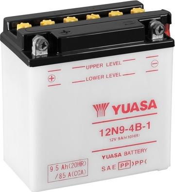 Yuasa 12N9-4B-1 - Стартерна акумуляторна батарея, АКБ avtolavka.club