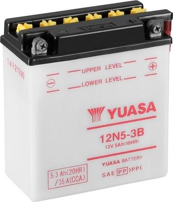 Yuasa 12N5-3B - Стартерна акумуляторна батарея, АКБ avtolavka.club