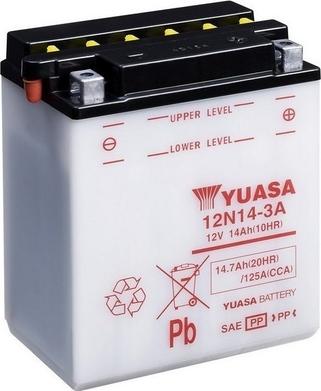 Yuasa 12N14-3A - Стартерна акумуляторна батарея, АКБ avtolavka.club