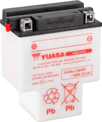 Yuasa HYB16A-AB - Стартерна акумуляторна батарея, АКБ avtolavka.club