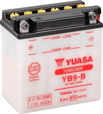Yuasa YB9-B - Стартерна акумуляторна батарея, АКБ avtolavka.club