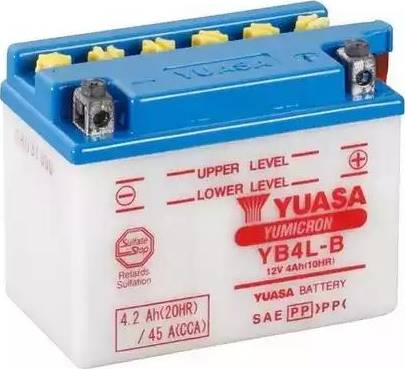 Yuasa YB4L-B - Стартерна акумуляторна батарея, АКБ avtolavka.club