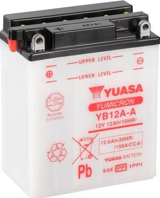 Yuasa YB12A-A - Стартерна акумуляторна батарея, АКБ avtolavka.club