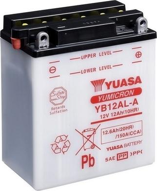 Yuasa YB12AL-A - Стартерна акумуляторна батарея, АКБ avtolavka.club